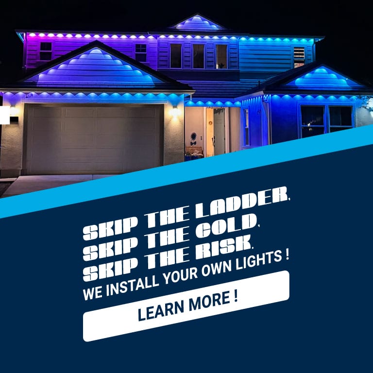 We install your own lights